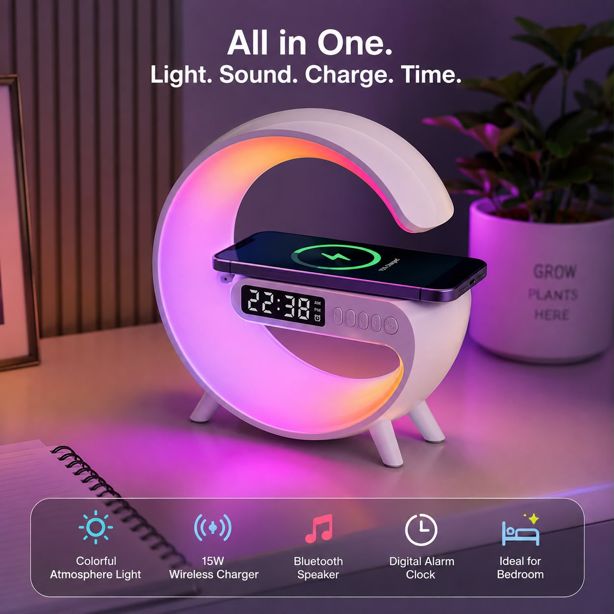 GlowRise™ | AuraGlow 3-in-1